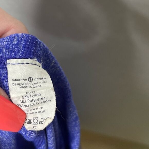 Lululemon Rulu Heathered Pigment Blue Infinity Scarf - Picture 4 of 4